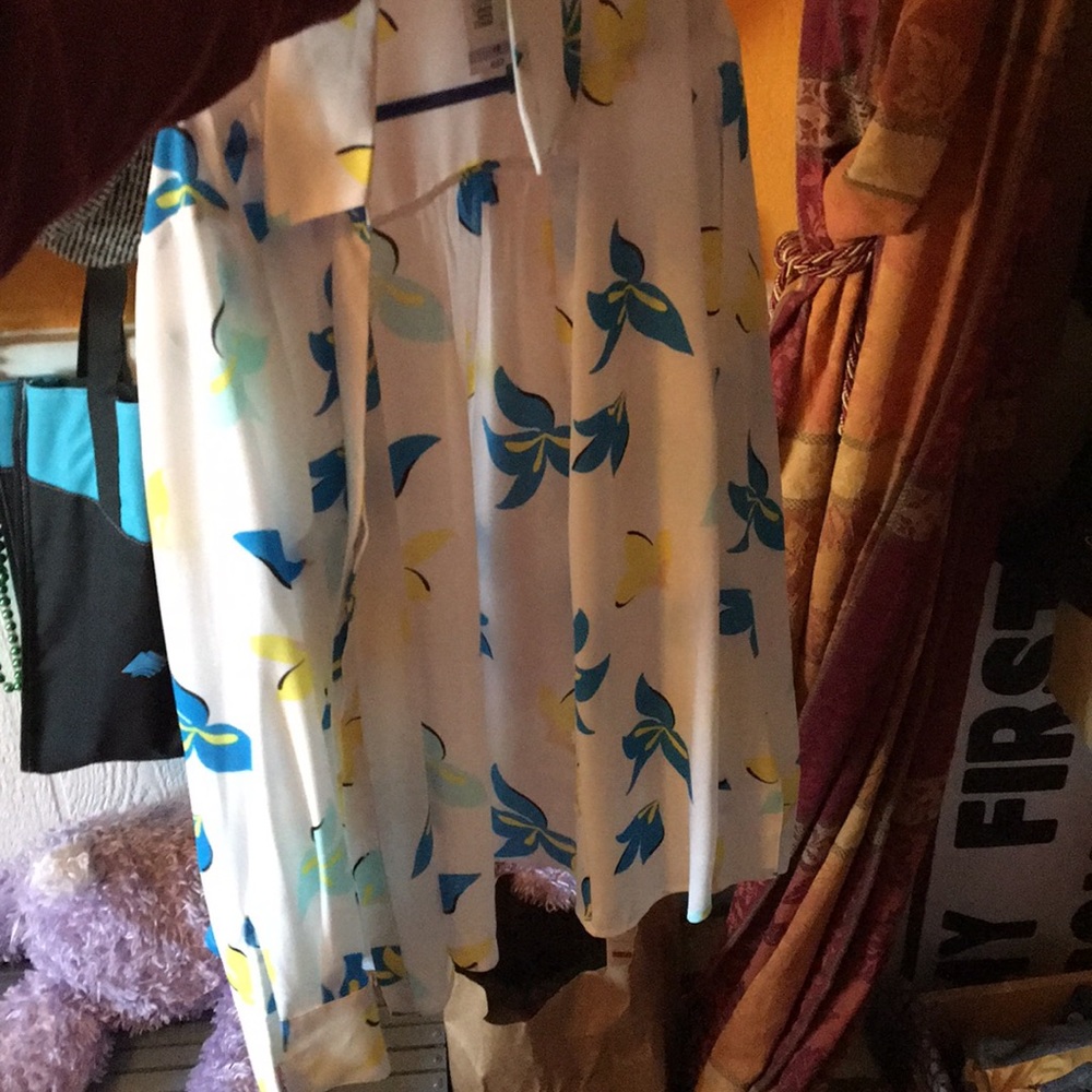 Button up tropical shirt